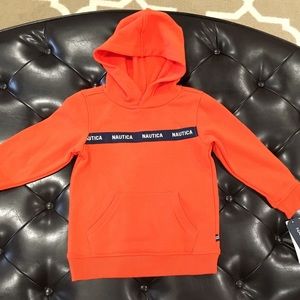 Bright orange Nautica hoodie